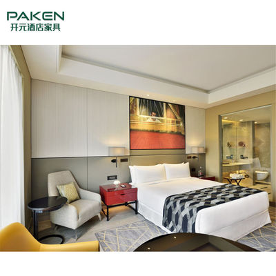 kwaliteit  Luxury Bedroom Melamine Five Star Hotel Furniture fabriek
