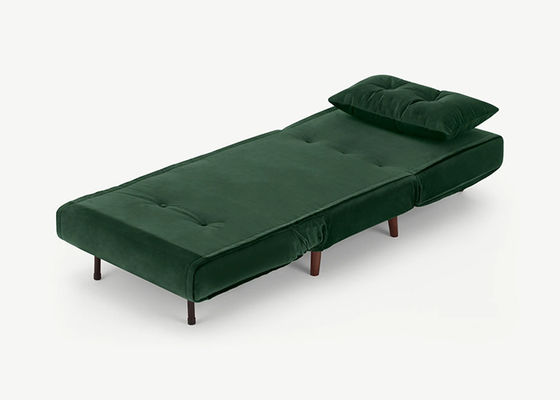 Het kleine Ruimte Enige Sofa Easy To Put Down Type van Hotelsofa bed high density velvet