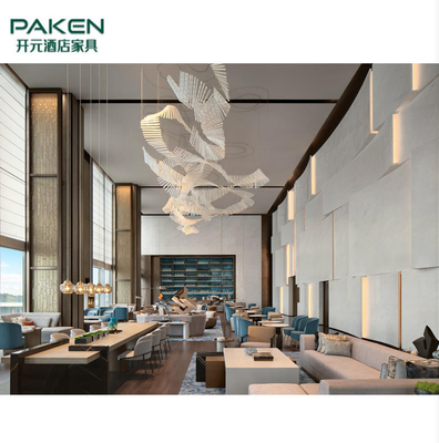 Commercial Hotel Lobby Furniture Custom Made Luxury For Hign End Hotel Projects